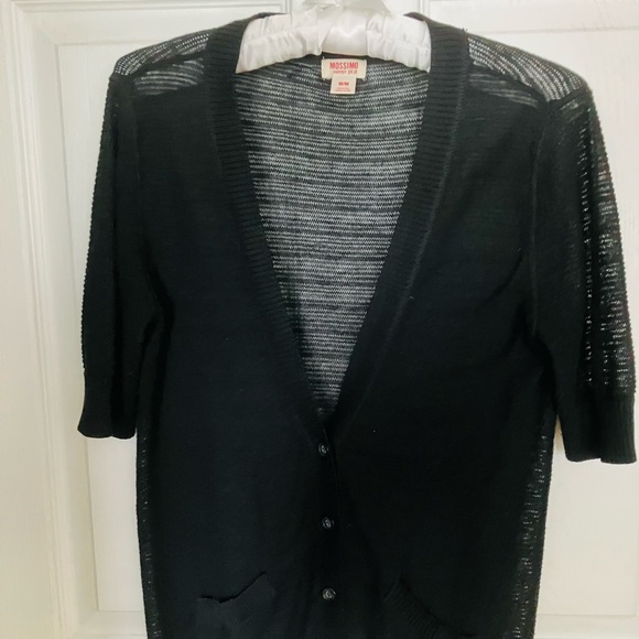 Black Cardigan Sweater - Picture 3 of 5